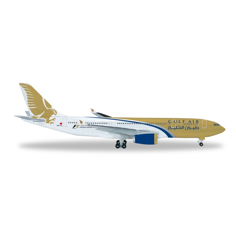 Usado - Herpa Gulf Air A330-200 Formula 1 Bahrain Grand Prix 1/500