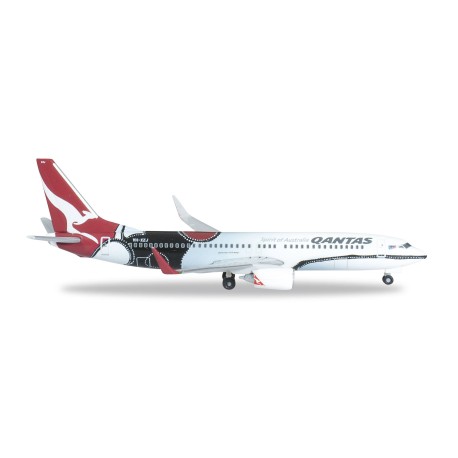 Usado - Herpa Qantas B737-800 Mendoowoorji livery 1/500