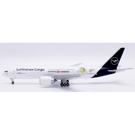 JCWins Lufthansa Cargo B777F "Sustainable Aviation Fuel" "Interactive Series" D-ALFG  1/400